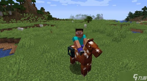 我的世界草泥马怎么骑