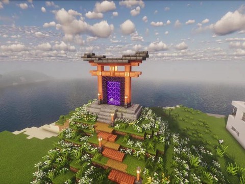 我的世界鸟居怎么做[图1]