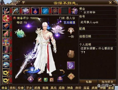 天龙八部峨眉是什么属性